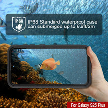 Load image into Gallery viewer, Galaxy S25 Plus Waterproof Case [Kickstud 2.0 Series] Protective IP68 Cover W/Screen Protector &amp; Kickstand [Black]
