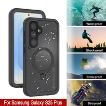Load image into Gallery viewer, Galaxy S25 Plus Waterproof Case [Kickstud 2.0 Series] Protective IP68 Cover W/Screen Protector &amp; Kickstand [Grey]
