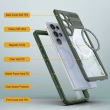 Load image into Gallery viewer, Galaxy S25 Ultra Waterproof Case [Alpine 2.0 Series] [Slim Fit] [IP68 Certified] [Shockproof] [Light Green]
