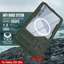Load image into Gallery viewer, Galaxy S25 Ultra Waterproof Case [Alpine 2.0 Series] [Slim Fit] [IP68 Certified] [Shockproof] [Light Green]
