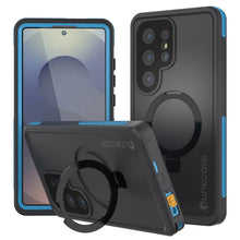 Load image into Gallery viewer, Galaxy S25 Ultra Waterproof Case [Kickstud 2.0 Series] Protective IP68 Cover W/Screen Protector &amp; Kickstand [Blue]
