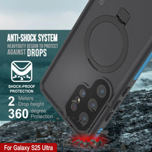 Load image into Gallery viewer, Galaxy S25 Ultra Waterproof Case [Kickstud 2.0 Series] Protective IP68 Cover W/Screen Protector &amp; Kickstand [Blue]
