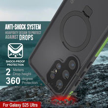 Load image into Gallery viewer, Galaxy S25 Ultra Waterproof Case [Kickstud 2.0 Series] Protective IP68 Cover W/Screen Protector &amp; Kickstand [Green]
