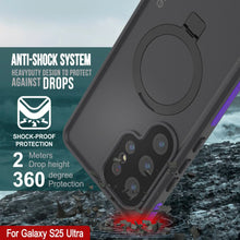 Load image into Gallery viewer, Galaxy S25 Ultra Waterproof Case [Kickstud 2.0 Series] Protective IP68 Cover W/Screen Protector &amp; Kickstand [Purple]

