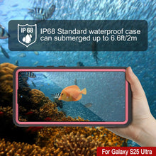 Load image into Gallery viewer, Galaxy S25 Ultra Waterproof Case [Kickstud 2.0 Series] Protective IP68 Cover W/Screen Protector &amp; Kickstand [Pink]
