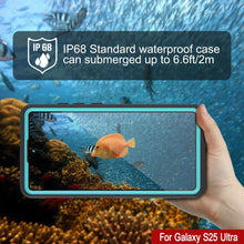 Load image into Gallery viewer, Galaxy S25 Ultra Waterproof Case [Kickstud 2.0 Series] Protective IP68 Cover W/Screen Protector &amp; Kickstand [Teal]
