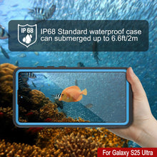 Load image into Gallery viewer, Galaxy S25 Ultra Waterproof Case [Kickstud 2.0 Series] Protective IP68 Cover W/Screen Protector &amp; Kickstand [Blue]
