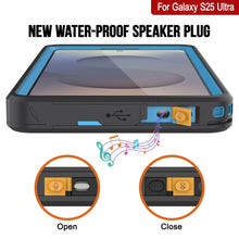 Load image into Gallery viewer, Galaxy S25 Ultra Waterproof Case [Kickstud 2.0 Series] Protective IP68 Cover W/Screen Protector &amp; Kickstand [Blue]
