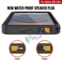 Load image into Gallery viewer, Galaxy S25 Ultra Waterproof Case [Kickstud 2.0 Series] Protective IP68 Cover W/Screen Protector &amp; Kickstand [Black]
