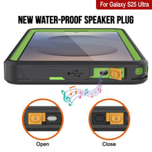 Load image into Gallery viewer, Galaxy S25 Ultra Waterproof Case [Kickstud 2.0 Series] Protective IP68 Cover W/Screen Protector &amp; Kickstand [Green]

