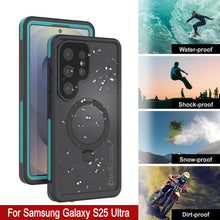 Load image into Gallery viewer, Galaxy S25 Ultra Waterproof Case [Kickstud 2.0 Series] Protective IP68 Cover W/Screen Protector &amp; Kickstand [Teal]
