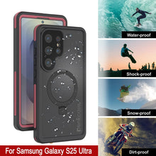 Load image into Gallery viewer, Galaxy S25 Ultra Waterproof Case [Kickstud 2.0 Series] Protective IP68 Cover W/Screen Protector &amp; Kickstand [Pink]
