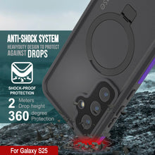 Load image into Gallery viewer, Galaxy S25 Waterproof Case [Kickstud 2.0 Series] Protective IP68 Cover W/Screen Protector &amp; Kickstand [Purple]

