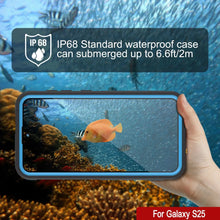 Load image into Gallery viewer, Galaxy S25 Waterproof Case [Kickstud 2.0 Series] Protective IP68 Cover W/Screen Protector &amp; Kickstand [Blue]
