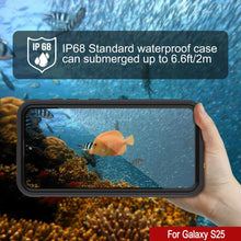 Load image into Gallery viewer, Galaxy S25 Waterproof Case [Kickstud 2.0 Series] Protective IP68 Cover W/Screen Protector &amp; Kickstand [Black]
