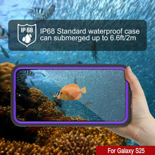 Load image into Gallery viewer, Galaxy S25 Waterproof Case [Kickstud 2.0 Series] Protective IP68 Cover W/Screen Protector &amp; Kickstand [Purple]
