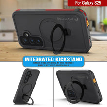 Load image into Gallery viewer, Galaxy S25 Waterproof Case [Kickstud 2.0 Series] Protective IP68 Cover W/Screen Protector &amp; Kickstand [Red]
