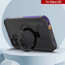 Load image into Gallery viewer, Galaxy S25 Waterproof Case [Kickstud 2.0 Series] Protective IP68 Cover W/Screen Protector &amp; Kickstand [Purple]
