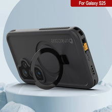 Load image into Gallery viewer, Galaxy S25 Waterproof Case [Kickstud 2.0 Series] Protective IP68 Cover W/Screen Protector &amp; Kickstand [Black]
