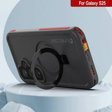 Load image into Gallery viewer, Galaxy S25 Waterproof Case [Kickstud 2.0 Series] Protective IP68 Cover W/Screen Protector &amp; Kickstand [Red]
