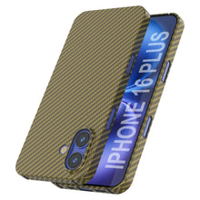 Load image into Gallery viewer, Punkcase iPhone 16 Plus Carbon Fiber Case [AramidShield Series] Ultra Slim &amp; Light Kevlar [Rose]
