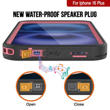Load image into Gallery viewer, iPhone 16 Plus Waterproof Case [Kickstud 2.0 Series] Protective IP68 Cover W/Screen Protector &amp; Kickstand [Pink]
