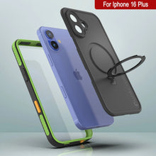 Load image into Gallery viewer, iPhone 16 Plus Waterproof Case [Kickstud 2.0 Series] Protective IP68 Cover W/Screen Protector &amp; Kickstand [Green]
