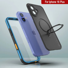 Load image into Gallery viewer, iPhone 16 Plus Waterproof Case [Kickstud 2.0 Series] Protective IP68 Cover W/Screen Protector &amp; Kickstand [Blue]
