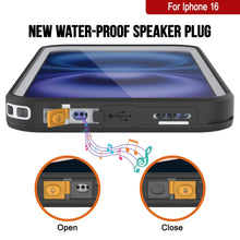 Load image into Gallery viewer, iPhone 16 Waterproof Case [Kickstud 2.0 Series] Protective IP68 Cover W/Screen Protector &amp; Kickstand [White]
