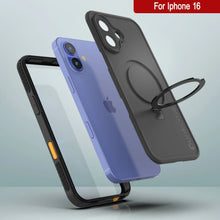 Load image into Gallery viewer, iPhone 16 Waterproof Case [Kickstud 2.0 Series] Protective IP68 Cover W/Screen Protector &amp; Kickstand [Black]
