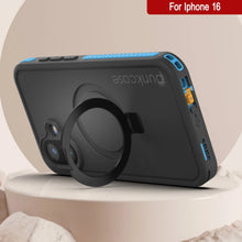 Load image into Gallery viewer, iPhone 16 Waterproof Case [Kickstud 2.0 Series] Protective IP68 Cover W/Screen Protector &amp; Kickstand [Blue]
