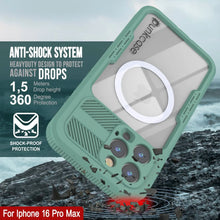 Load image into Gallery viewer, iPhone 16 Pro Max Waterproof Case [Alpine 2.0 Series] [Slim Fit] [IP68 Certified] [Shockproof] [Teal]
