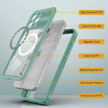 Load image into Gallery viewer, iPhone 16 Pro Max Waterproof Case [Alpine 2.0 Series] [Slim Fit] [IP68 Certified] [Shockproof] [Teal]
