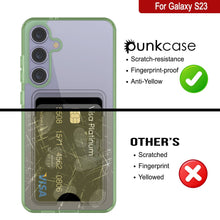 Load image into Gallery viewer, Galaxy S24 Card Holder Case [Crystal CardSlot Series] [Slim Fit] [Green]

