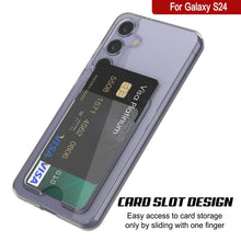 Load image into Gallery viewer, Galaxy S24 Card Holder Case [Crystal CardSlot Series] [Slim Fit] [Clear]
