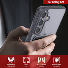 Load image into Gallery viewer, Galaxy S24 Card Holder Case [Crystal CardSlot Series] [Slim Fit] [Black]

