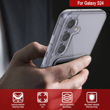 Load image into Gallery viewer, Galaxy S24 Card Holder Case [Crystal CardSlot Series] [Slim Fit] [Clear]
