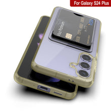Load image into Gallery viewer, Galaxy S24 Plus Card Holder Case [Crystal CardSlot Series] [Slim Fit] [Yellow]
