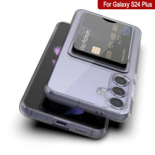 Load image into Gallery viewer, Galaxy S24 Plus Card Holder Case [Crystal CardSlot Series] [Slim Fit] [Clear]
