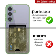 Load image into Gallery viewer, Galaxy S24 Plus Card Holder Case [Crystal CardSlot Series] [Slim Fit] [Green]
