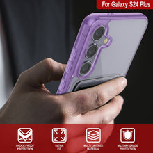 Load image into Gallery viewer, Galaxy S24 Plus Card Holder Case [Crystal CardSlot Series] [Slim Fit] [Purple]
