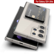 Load image into Gallery viewer, Galaxy S24 Ultra Card Holder Case [Crystal CardSlot Series] [Slim Fit] [Clear]
