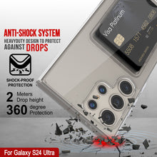 Load image into Gallery viewer, Galaxy S24 Ultra Card Holder Case [Crystal CardSlot Series] [Slim Fit] [Clear]
