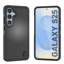 Load image into Gallery viewer, PunkCase Galaxy S25 Case, [Spartan 2.0 Series] Clear Rugged Heavy Duty Cover [Black]
