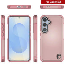 Load image into Gallery viewer, PunkCase Galaxy S25 Case, [Spartan 2.0 Series] Clear Rugged Heavy Duty Cover [Pink]
