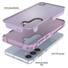 Load image into Gallery viewer, PunkCase Galaxy S25 Case, [Spartan 2.0 Series] Clear Rugged Heavy Duty Cover [Lilac]
