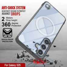 Load image into Gallery viewer, Galaxy S25 Magnetic Wireless Charging Case [Clear Acrylic Series] [Non-Slip] For Galaxy S25 [Black]
