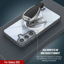 Load image into Gallery viewer, Galaxy S25 Magnetic Wireless Charging Case [Clear Acrylic Series] [Non-Slip] For Galaxy S25 [Black]
