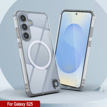 Load image into Gallery viewer, Galaxy S25 Magnetic Wireless Charging Case [Clear Acrylic Series] [Non-Slip] For Galaxy S25 [Clear]
