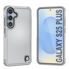 Load image into Gallery viewer, PunkCase Galaxy S25+ Plus Case, [Spartan 2.0 Series] Clear Rugged Heavy Duty Cover [White]

